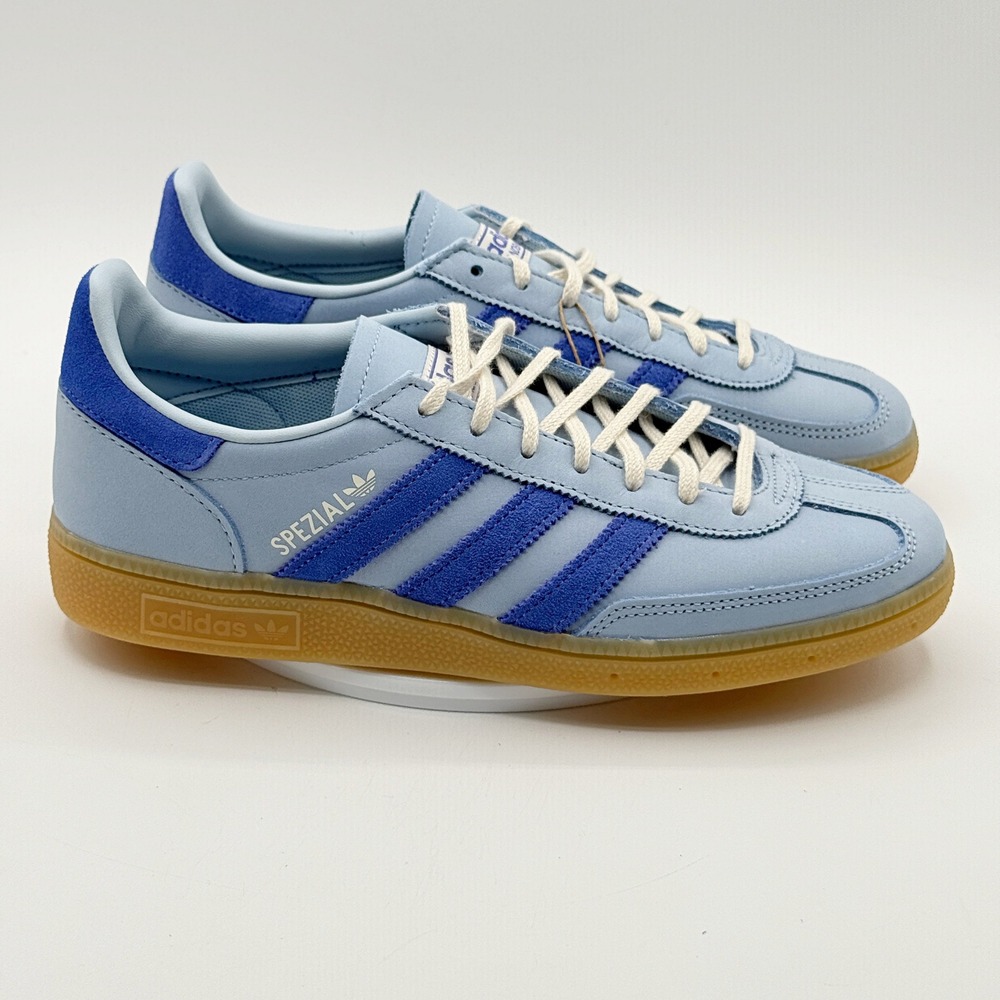 Adidas Handball Spezial Size 8.5 Womens Sky Blue Lilac Gum IH1504, NEW